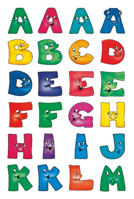 Hovedbilde VARIO Funny Bokstaver papir 22 mm, A-Z, 2 ark (10 ...