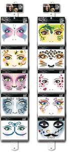 Bilde av Display FACE ART til vegg, 10 motiver, 50 