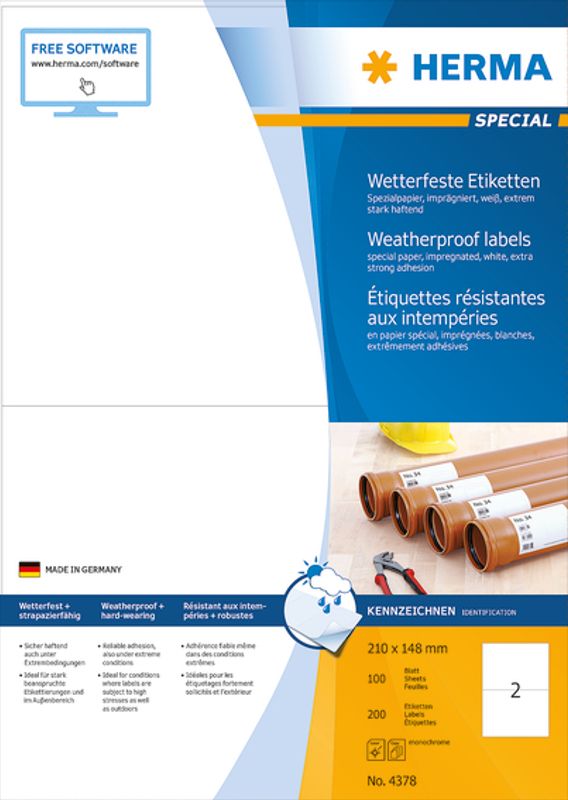 SPECIAL Utebruk, impregnert, LC 100 ark 210x148 (200 stk)