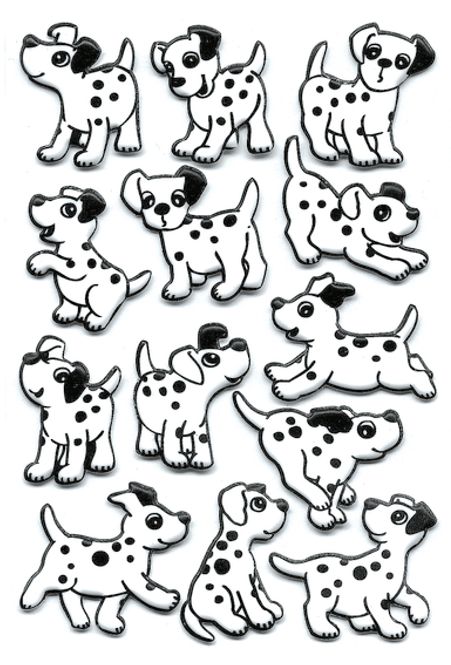Hovedbilde MAGIC Stickers Dalmatiner, skummateriale, 1 ark ...