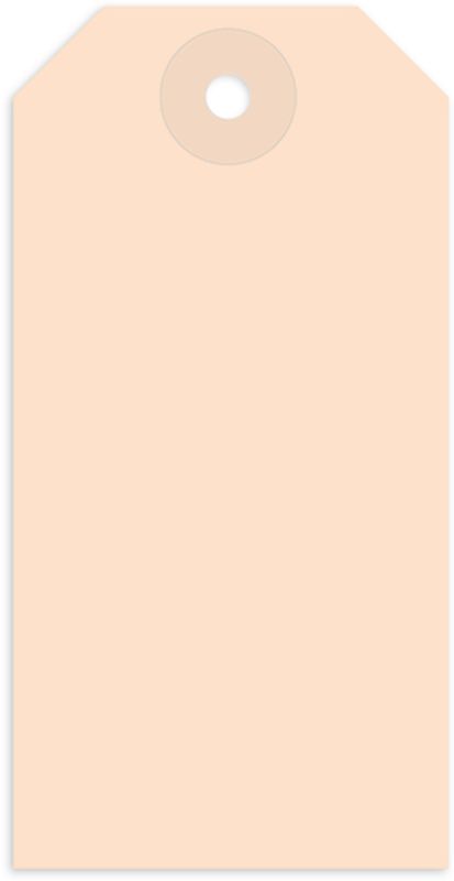 Hengeetiketter i brun papp med malje 48x95 mm (1000 stk)