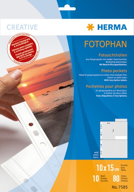 Hovedbilde Fotophan fotolommer 10x15 cm portrait, 8 ...