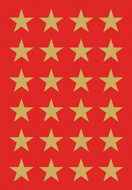 Hovedbilde DECOR Stickers Gullstjerner, gullfolie 3 ark (10 ...