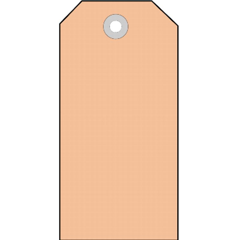 Hengeetiketter i brun papp med malje 60x113 mm (1000 stk)