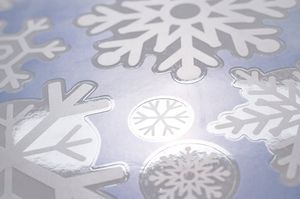 Hovedbilde Vindusdekor Sn&oslash;flak, selvklebende folie, 15 stk ...